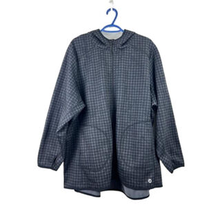 NWT Penningtons Activezone Houndstooth Zip-Up Hoodie